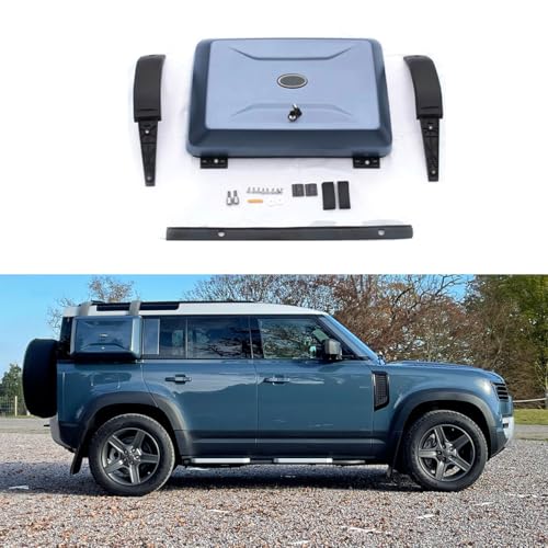 Exterior Side Mounted Gear Box Carrier for LR Defender 110 2020-2024 Tasman Blue