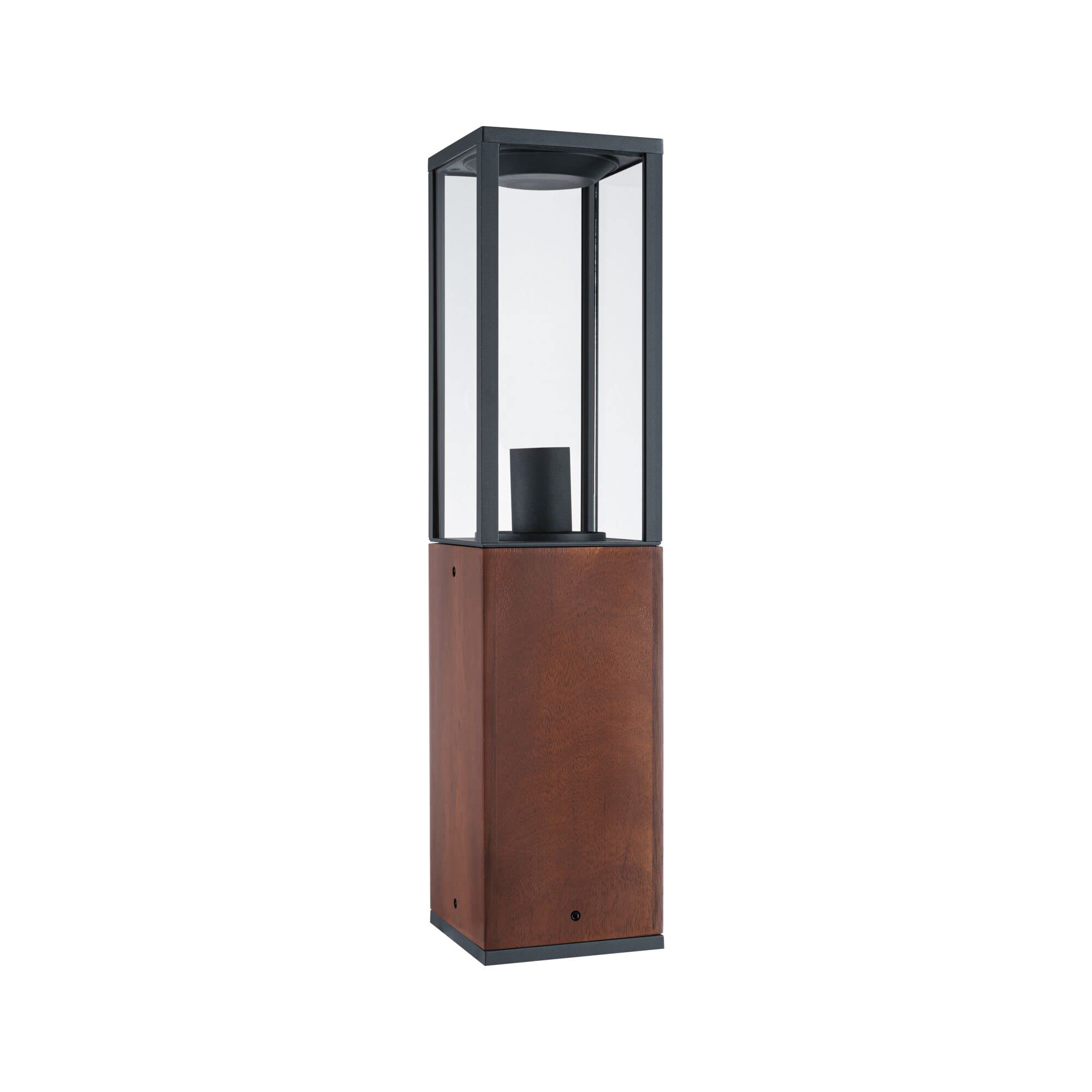 Paulmann 94676 Lampada LED per esterni oggetto luminoso Timba IP44 600mm paletto d’illuminazione senza lampadina angolare max. 60 W Outdoor legno E27