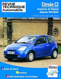 Book's Cover of E.T.A.I - Revue Technique Automobile 684 - CITROEN C2 - 2003 à 2008