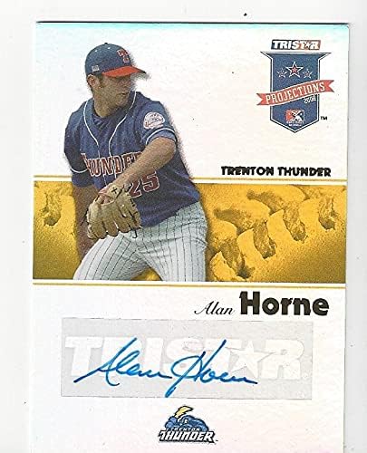 Alan Horne Autographed & Serial Numbered #18/25 Projections Minor League Collectible - 2008 Tristar Prospects Plus Baseball Card #15 (New York Yankees) Free Shipping