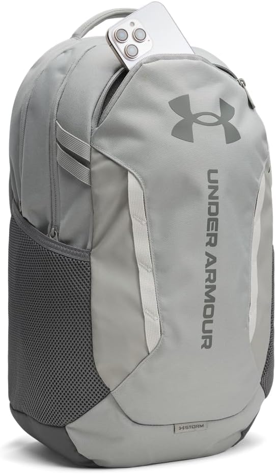 Under Armour Unisex Hustle 6.0 Backpack, (069) Titanium/Clay Green/Clay Green, One Size Fits Most