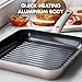 GreenPan Cambridge Infinity Healthy Ceramic Nonstick Grill Pan, 28cm, Bronze