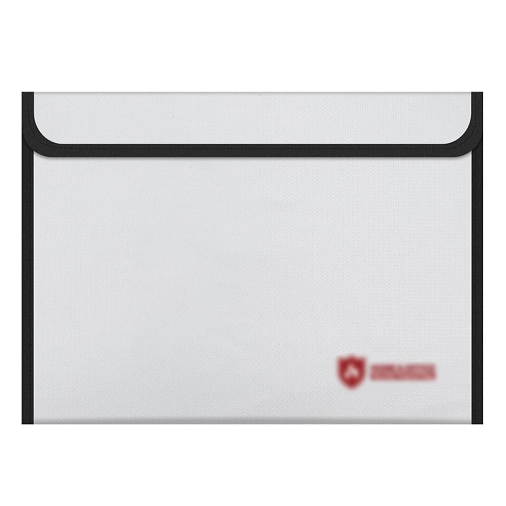 Borsa Portadocumenti ignifuga,Documento di Viaggi organizzano,Borsellino del Denaro Busta, Non pruriginosa Silicone File Rivestito Bagagli,Supporto Portadocumenti Impermeabile,Sacco di Soldi