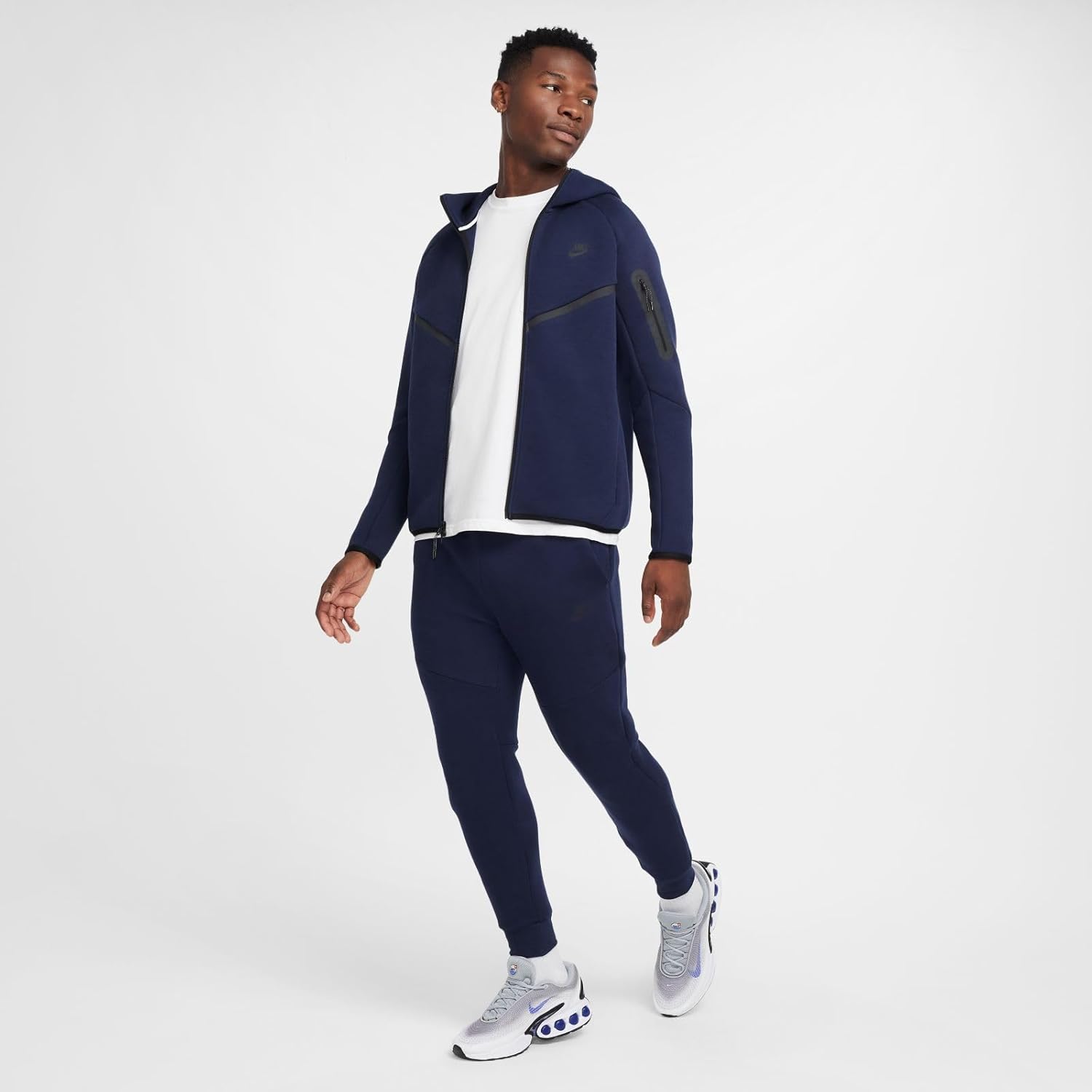 Nike Tech Men's Fleece Joggers Size- 3X-Large Obsidian/Black - Image 8
