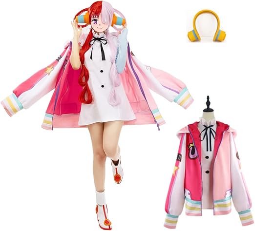 ONE PIECE ウタ　コスプレ　キッズ　140 フルセット 51RaLNOG4eL._AC_SX522_.jpg