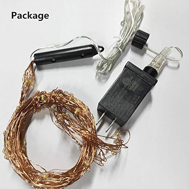 Lxcom Lighting Fairy Lights Plug in 6.56Ft*14 Strands 280 LEDs Twinkle String Lights Branch Lights Decoration for Garden Home Party Wedding Decorations(Warm White)