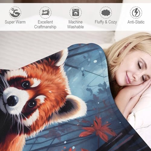 Couverture ours chaude en flannel, plaid canapé et lit 130x180cm - 4