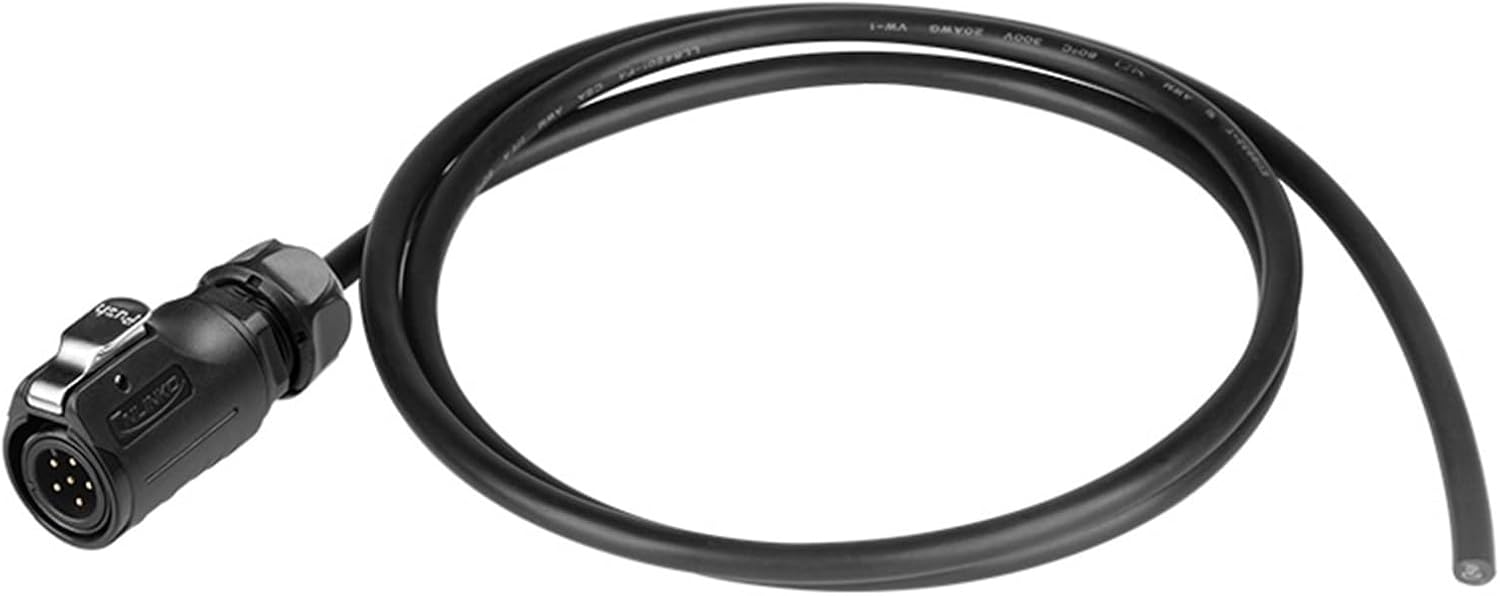 1Pcs M12 Circular Connector Cable 2pin 3Pin 4Pin 5Pin 6Pin 7Pin 8pin M12 Power Cable Connectors 1m Cable Extend(6pin Cable Plug)