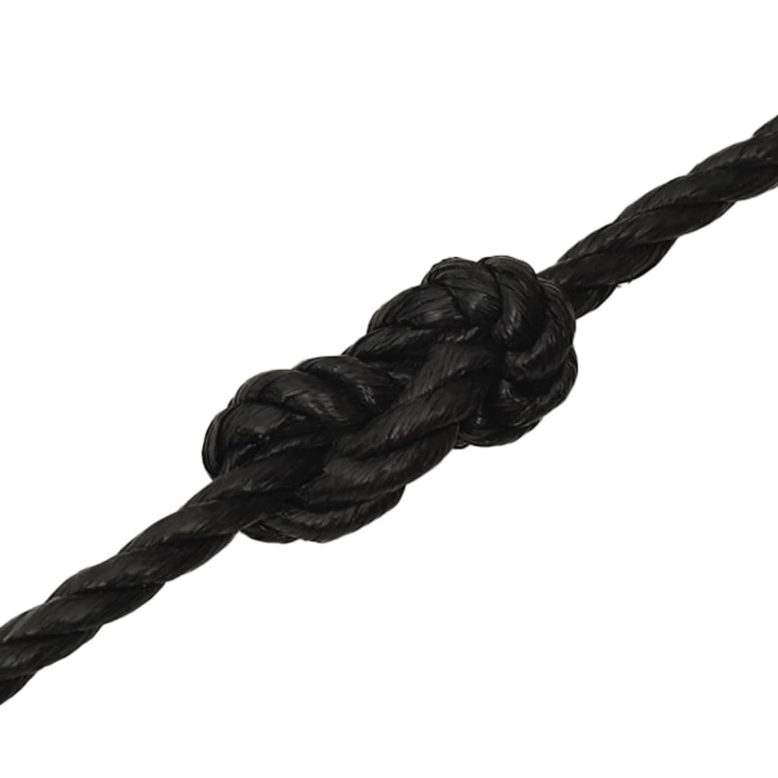 Gecheer Corda da Lavoro Nera 12 mm 100 m in Polipropilene