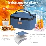 Zoom IMG-2 lifewit borsa frigo piccola 6l