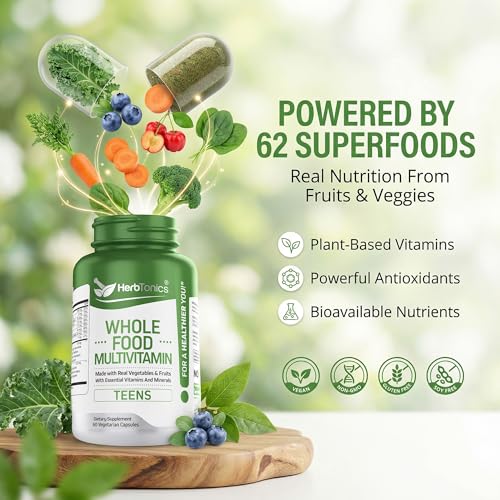 Herbtonics Whole Food Teen Multivitamin