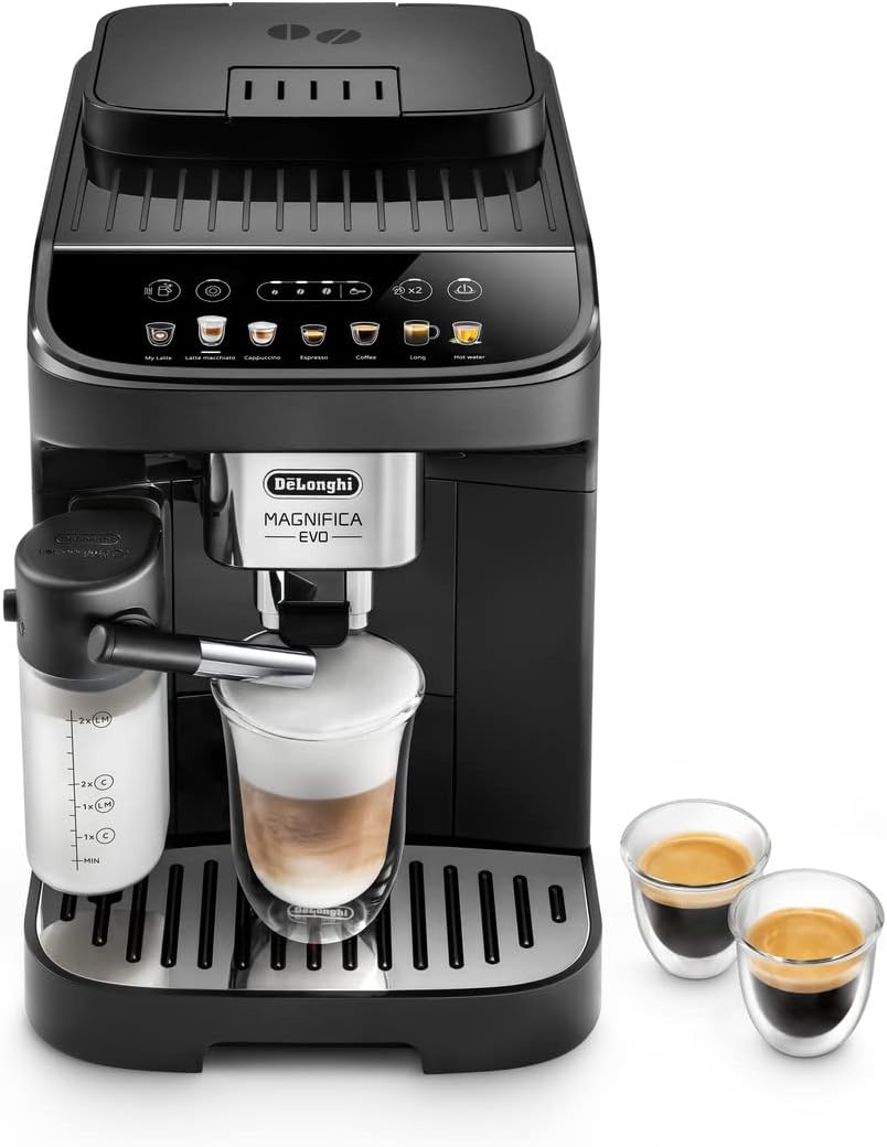 DeLonghi Magnifica Evo Perfetto, Macchina Automatica per Caffè in Chicchi, ECAM292.81.B, Macinacaffè integrato DLSC002 Accessorio per macchine del caffè, Filtro Acqua MADE IN ITALY DeLonghi Magnifica Evo Perfetto, Macchina Automatica per Caffè in Chicchi, ECAM292.81.B, Macinacaffè integrato DLSC002 Accessorio per macchine del caffè, Filtro Acqua MADE IN ITALY