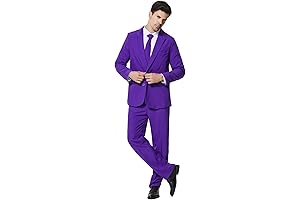 Crimson Jester Suit for Striking Occasions