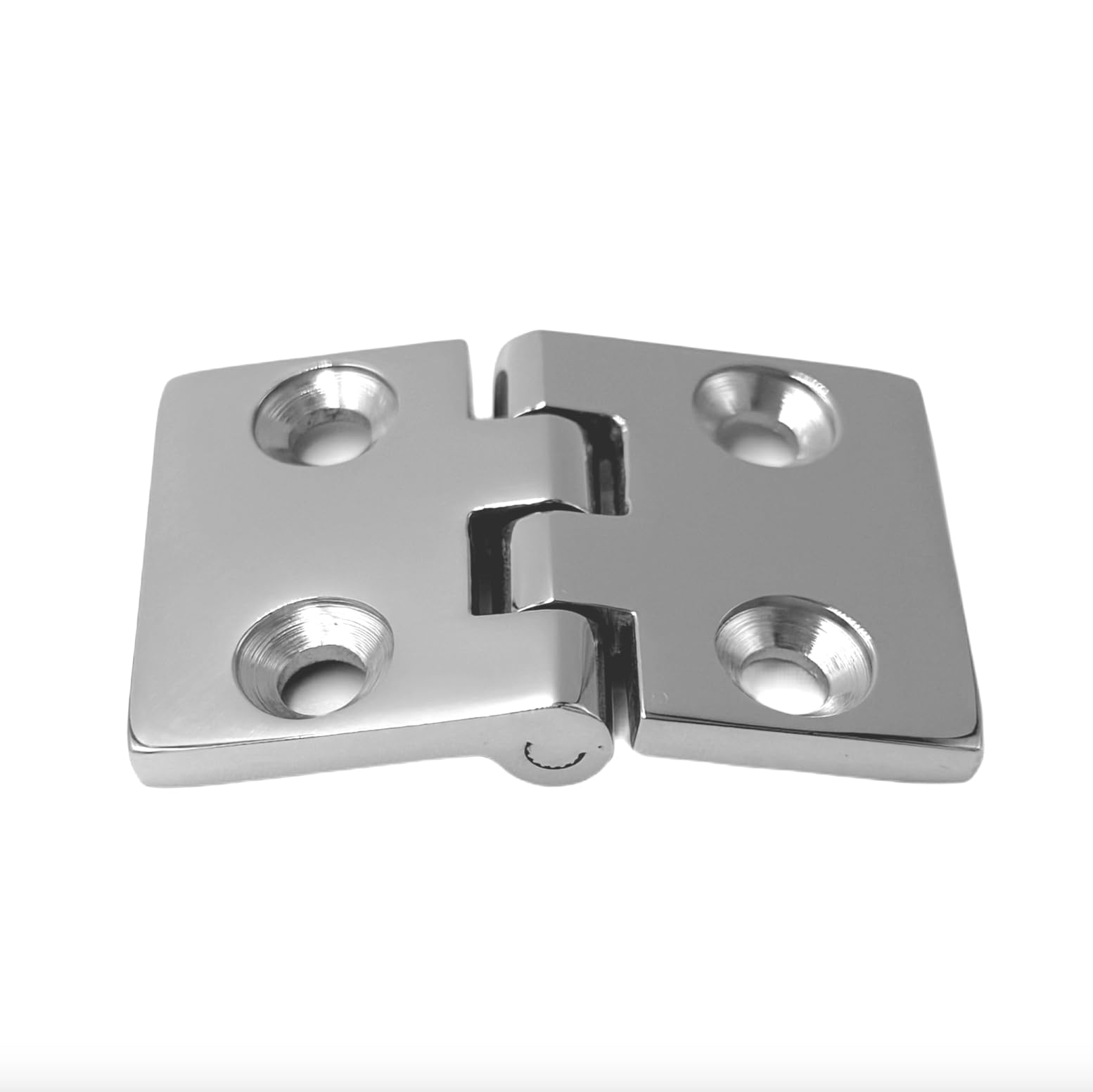 HS0088 Marine Square Hinge Stainless Steel Stainless Steel Hinges V4A AISI 316 Opening Angle Top