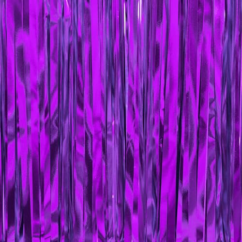 Rideaux à Franges Violet pour Décorer un Enterrement de Vie de Jeune Fille