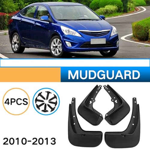 Salpicaderas de alta resistencia contra impactos para Hyundai Verna 2010 4