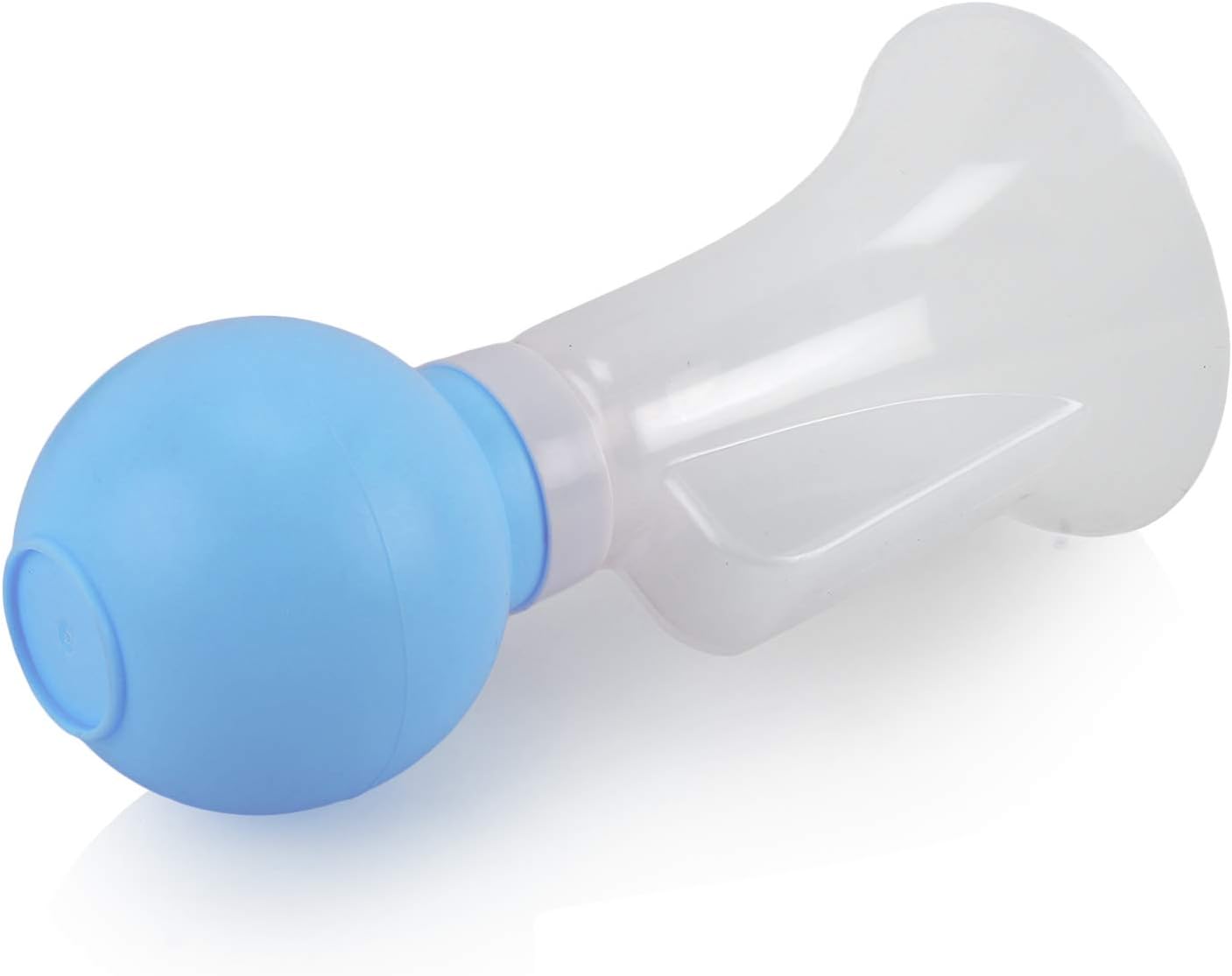 Kassy Pop Curated Just for You Silicone Manual Baby Breastfeeding Pump (Blue)