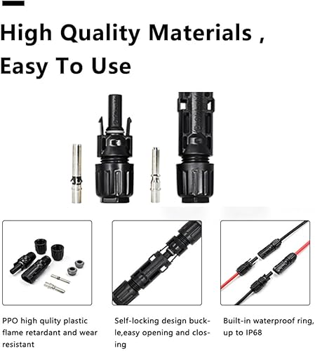 Miniatura 10 de Slocable Herramientas de prensado solares para cables fotovoltaicos de panel solar 141210AWG (2.546mm