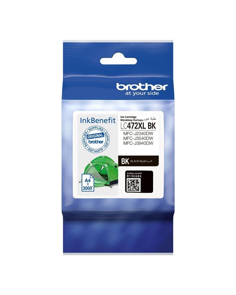 LC472XL High Capacity Ink Cartridge for Brother MFC-J2340DW Printer (Black)