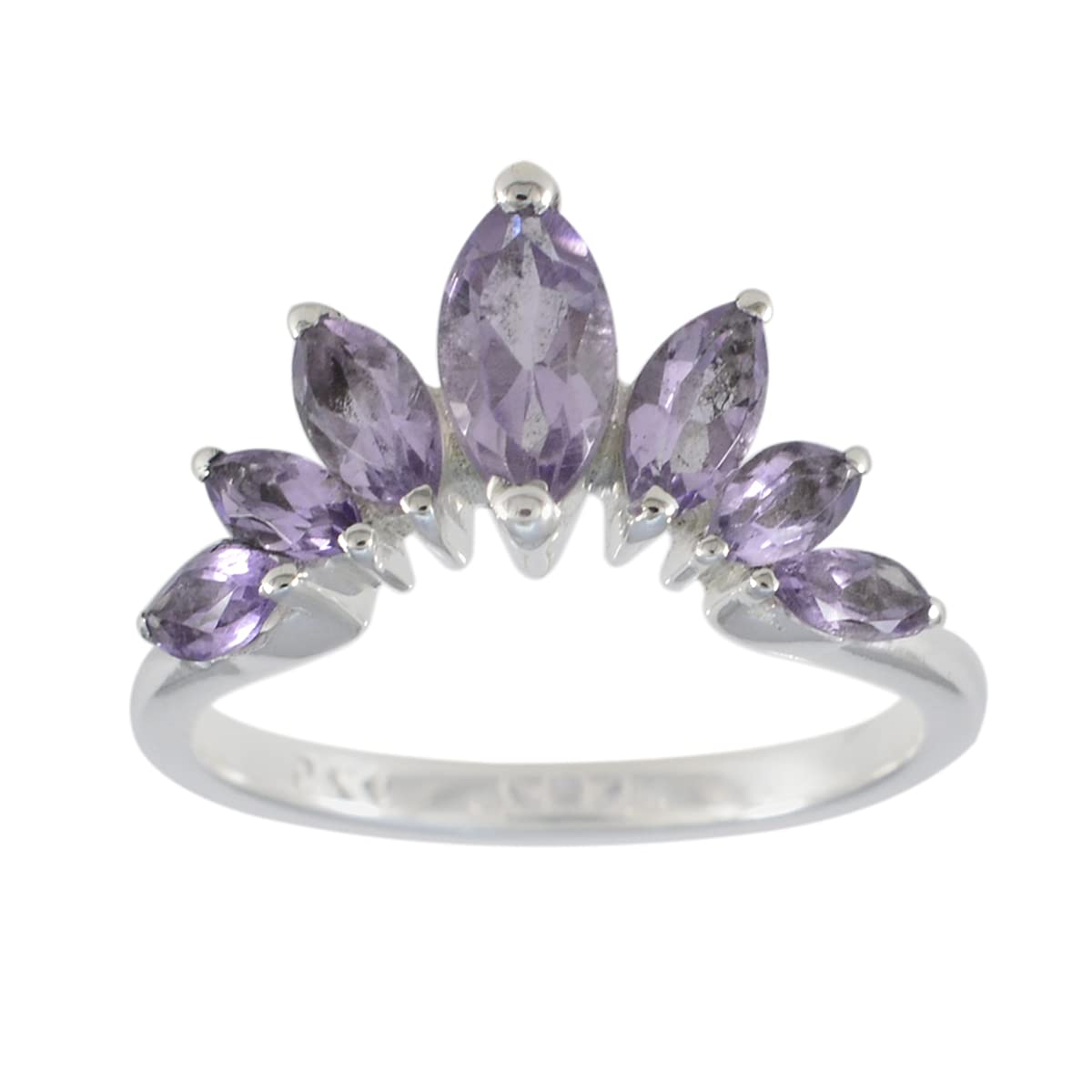 Bague améthyste originale argent 925, éclat durable et anti-ternissement - 6