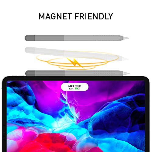 Image of Delidigi for Apple Pencil Pro Case (2024) & Apple Pencil 2nd Generation Sleeve,Soft Silicone Grip Cover,Magnetic Charging Compatible,Double Tap Support,Gradient Color Design