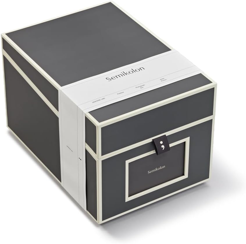 Semikolon Multimedia CD/DVD/Photo Storage Box, Orange (31816)