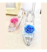 Amazon｜シンデレラのガラスの靴 ガラス製品 プリザーブドフラワー
