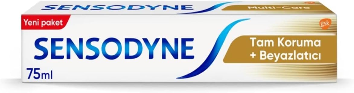 Sensodyne Tam Koruma & Beyazlatıcı Diş Macunu,75 Ml