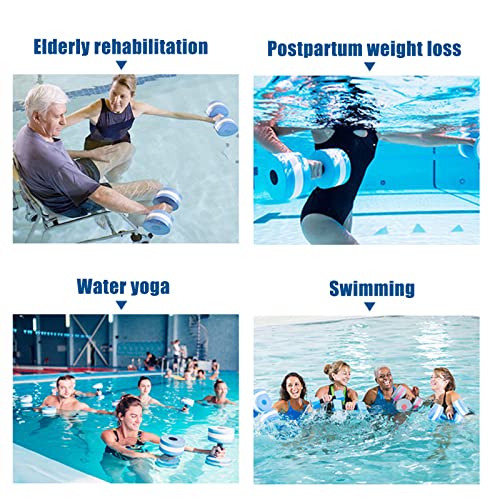 Mancuerna acuática para ejercicio fitness en agua miniatura 2