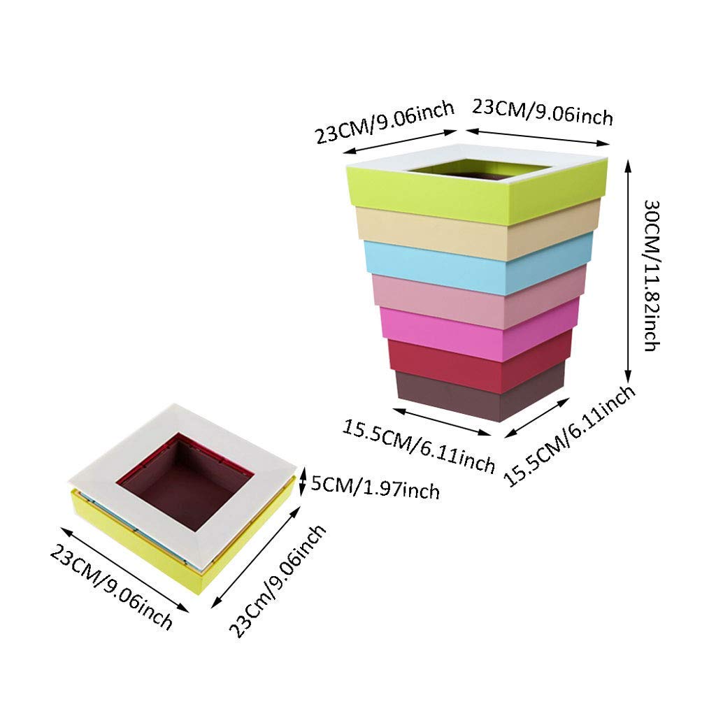 HOME CENTER Pattumiera Cucina Pieghevole Plastica Riciclo - Foto 11