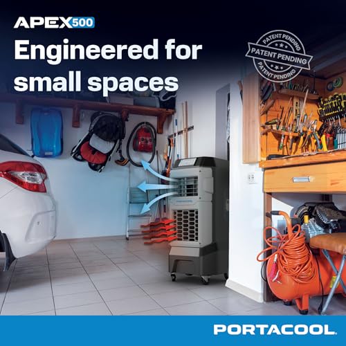 Image of Portacool APEX 500 Wi-Fi Enabled Portable Evaporative Cooler - 500 sqft