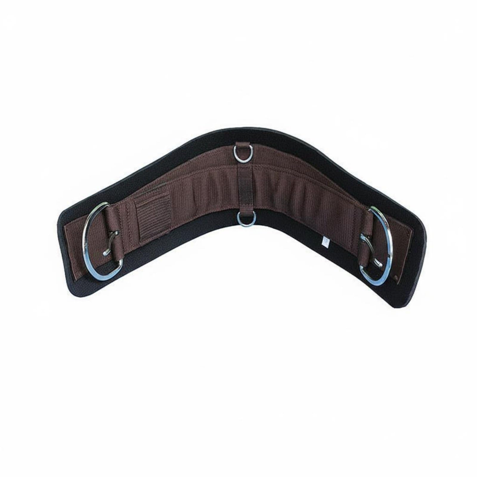 Western Saddle Girth Cinghia da Sella Occidentale Cinch Fascia da Equitazione Cintura da Sella Imbottita con Fibbie in Acciaio Inox Antiscivolo Comoda