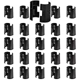 Wire Shelf Clips, Wire Shelving Shelf Lock Clips 25 Pairs 50 Pieces for 3/4" Post,Shelving Sleeves,