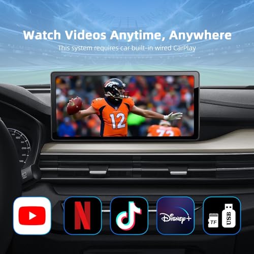 Image of Wireless CarPlay Android Auto Adapter, 2025 Upgraded(2+32GB),Support Netflix YouTube TikTok PlayStore TF Card USB Flash Driver, for 2016+ Factory Wired CarPlay /Android Auto Cars, ANYFAR AI 7 Magic Box