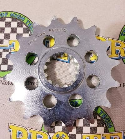 Miniatura 4 de Pro-tek - Piñón delantero fabricado para Yamaha FZ-6R, 520, paso 16T, 2009, 2010, 2011, 2012, 2013, 2014, 2015, 2016, 2017, FZ6R FZ 6R (16T)