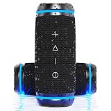 TREBLAB HD77 Portable Bluetooth Speaker - Loud 360° HD Surround Sound, Wireless Dual Pairing, 30W Po
