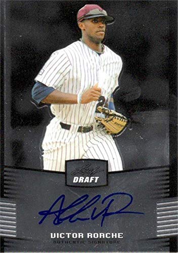 Victor Roache autographed baseball card (Georgia Southern Eagles) 2012 Leaf Draft Chrome Rookie #BAVR1 - Autographed College Cards