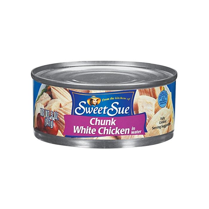Buy Sweet Sue Chunk White Chicken in Water, 5 oz Can (Pack of 24) 11g