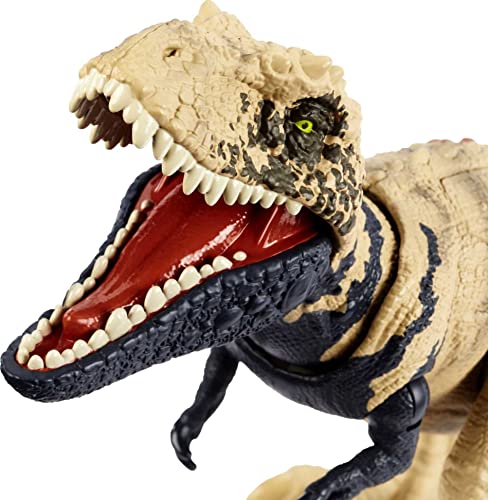 Jurassic World Dinosaur Toy, Bistahieversor Gigantic Trackers Large Species Action Figure With Attack Motion And Tracking Gear, Digital Play #TOP4