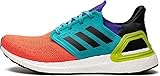 adidas Ultraboost 20 What The Solar Red Unisex Running Shoe, Bluegreen/Red/Black/Purple (US Footwear Size System, Adult, Men, Numeric, Medium, 4.5)