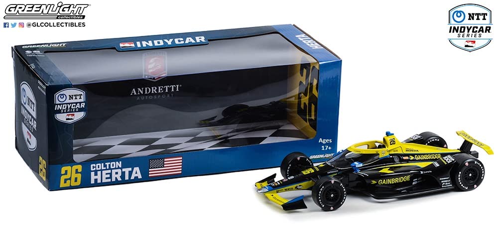 Amazon.com: Greenlight 11183 2023 NTT IndyCar Series - #26 Colton