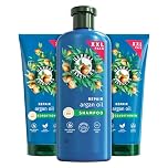 Herbal Essences Argan Oil Shampoo and Conditioner Set for Dry, Curly or Wavy Hair. Helps to hydrate, soften and smooth. For all hair types including Curls & Waves, 680ml Shampoo & 2x350ml Conditioner