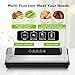 Bonsenkitchen Vacuum Sealer, Globefish Technology for High-Speed Continuous Working, Multi-Functional Vacuum Sealer Machine for Sous Vide Cooking and Food Stay, Includes 5 Vacuum Bags (Silver)