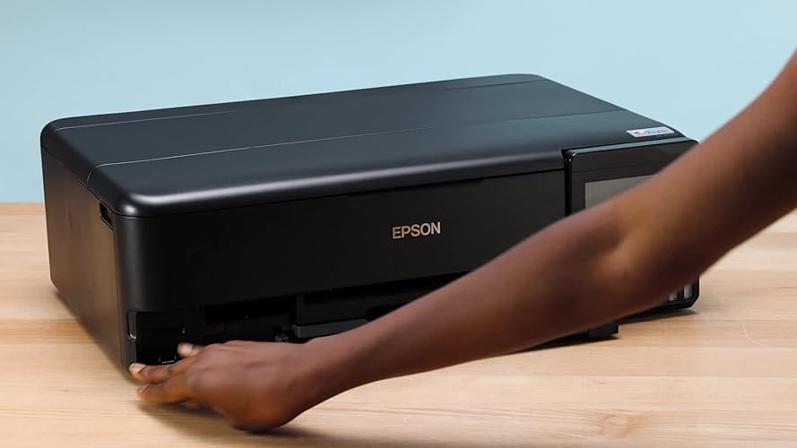 Bild 6 - Epson EcoTank ET-8550 Fotodrucker für kreative Enthusiasten, ultrakomfortables A3+-Format, 6-Farb-Tinten, 5-Wege-Medienmanagement, Wi-Fi Direct und Ethernet, Touchscreen