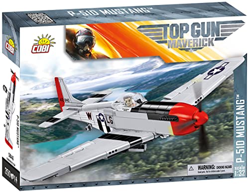 COBI TOP Gun: Maverick™ Mustang P-51D™ Plane Building Set, 350 Pieces by COBI - Image 2