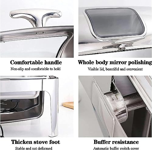 Chauffe-plat électrique réglable 35-80°C pour buffet - 7