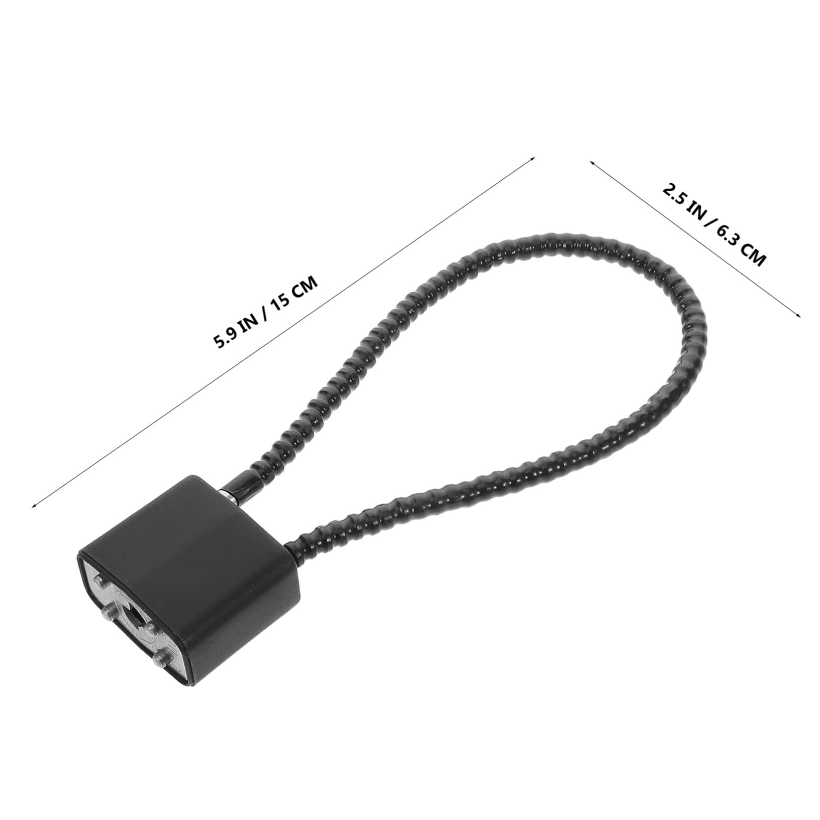 SUPVOX Wire Padlock Durable Steel Cable Lock for Bikes Electric Scooters Cabinets and Gates Portable and Rustproof Security for Everyday Use