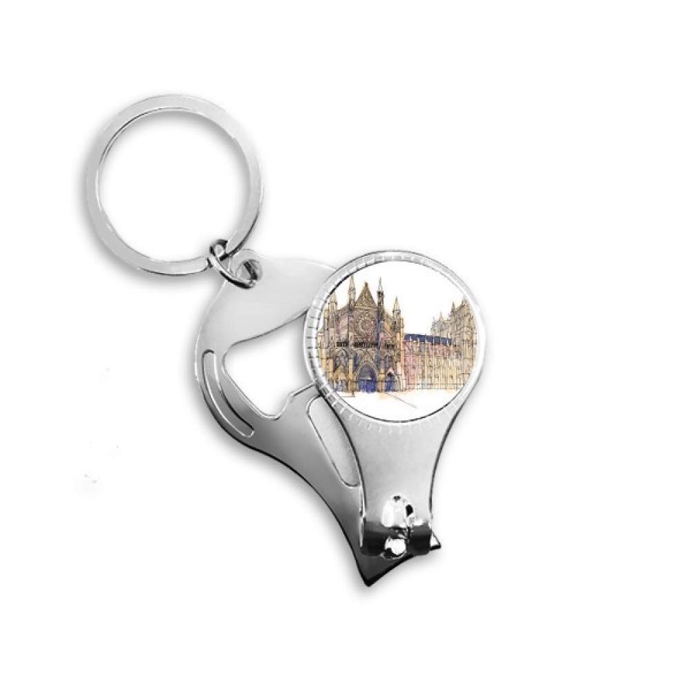 Porte-clés Westminster Abbey de Londres décapsuleur pour trousseau clé
