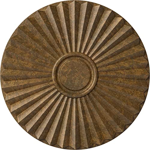 Ekena Millwork CM20SHRZS Shakuras Ceiling Medallion, Rubbed Bronze