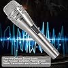 Miuterzxv Wired Dynamic Cardioid Handheld Microphone, Professional Karaoke Singing Mic with High - Fidelity Sound, Noise Filtering for Home Outdoor Stage Speech Use (Silver) #4